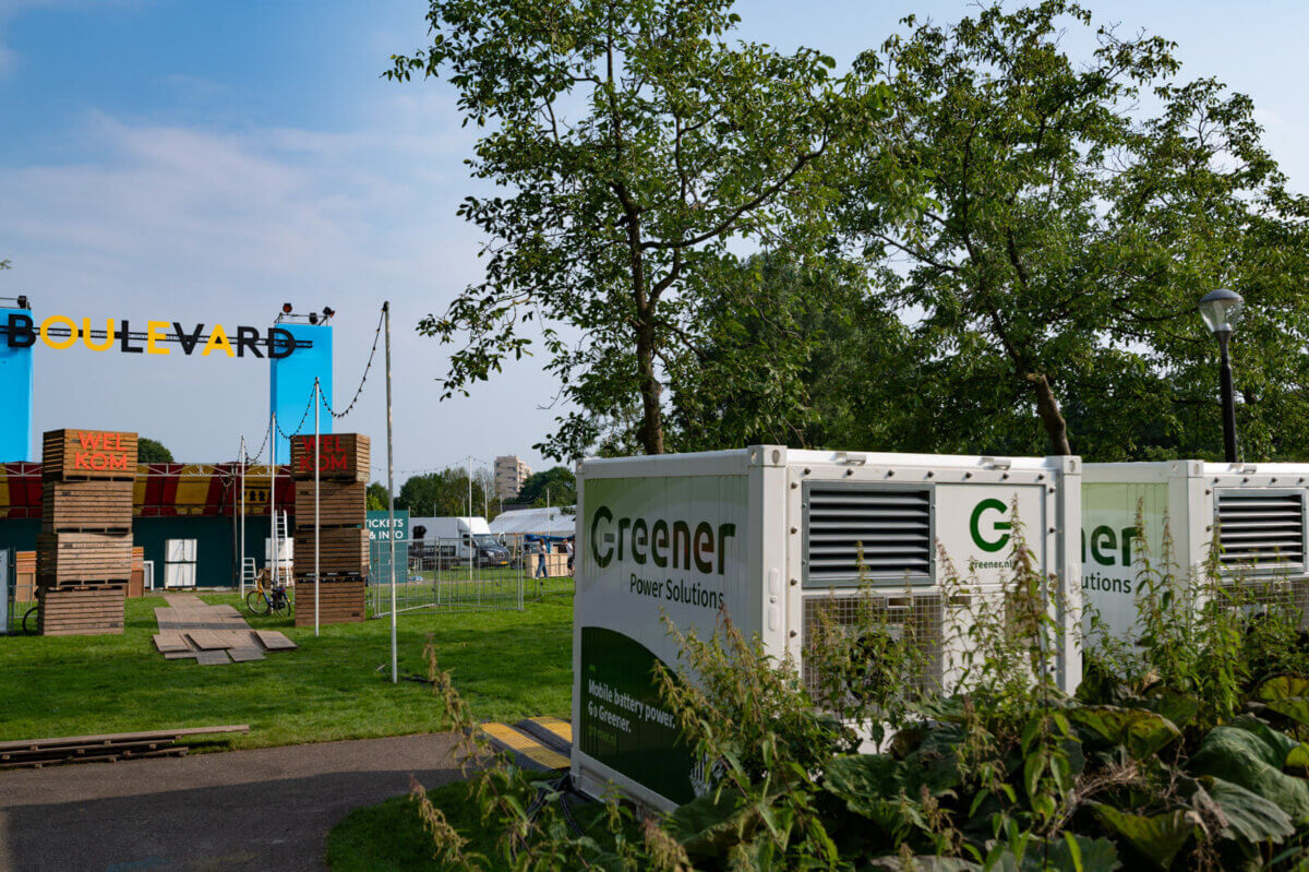 mobiele batterijen voor evenementen